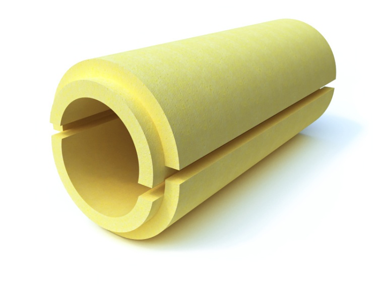 Скорлупа  для теплоизоляции труб ППУ С 1000х54х40 мм