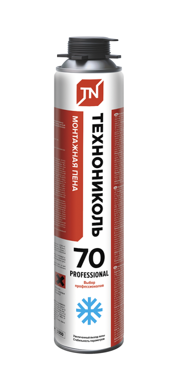 Пена монтажная профессиональная зимняя Технониколь 70 Professional, 1020 г