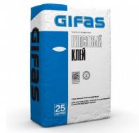 Клей гипсовый для пазогребневых плит GIFAS, 25 кг