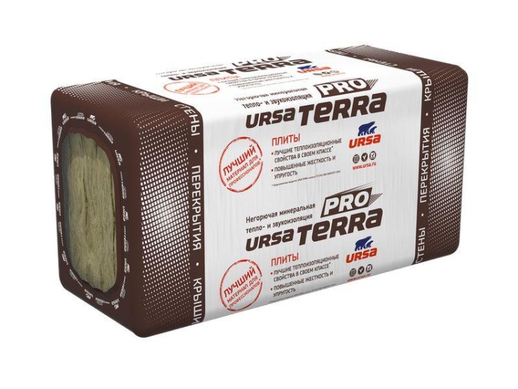 Утеплитель Ursa Terra Pro 34 PN 1250х610х50 мм, 24 шт. в уп