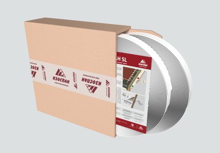 Бутил-каучуковая соединительная лента Изоспан SL, 15ммХ45м