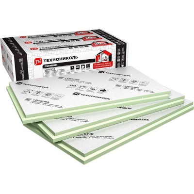 Плита теплоизоляционная LOGICPIR PROF Ф/Ф 2385х1185х50 мм, 8 шт. уп