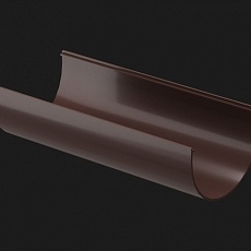 Желоб полукруглый D125 Döcke STAL Premium 3000мм (Шоколад)