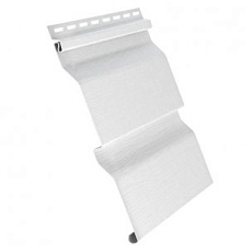 Grand Line Сайдинг виниловый "Сибирский брус" Белый