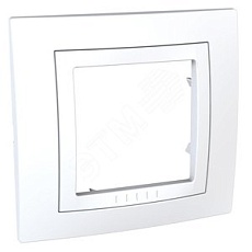 UNICA Рамка белая