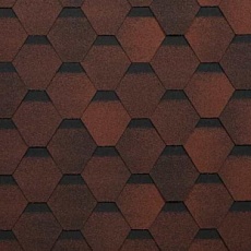 ТЕХНОНИКОЛЬ Гибкая черепица, Оптима, Соната Красный 3м2/уп